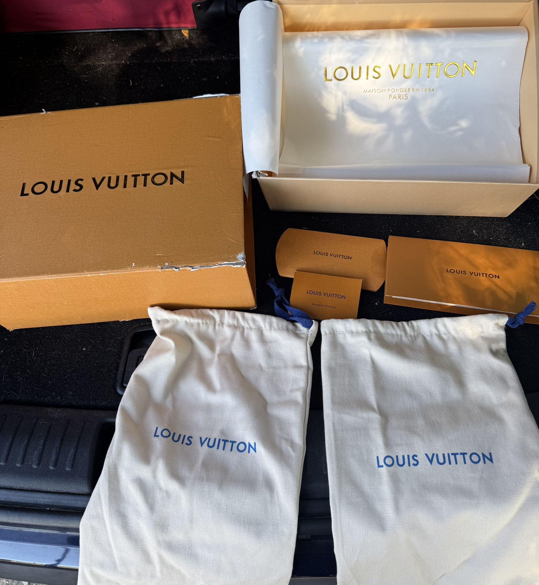 AUTHENTIC LOUIS VUITTON Storage Shoe Box (Empty Box-Drawer Style)