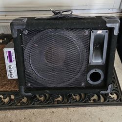 Crate 100w Speaker W/ 8 OHMS & Lepai Amplifier 