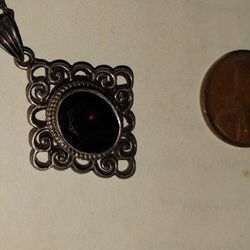 Garnet Filigree Birthstone, January