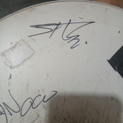 Stoney Larue Autographed Drum Head