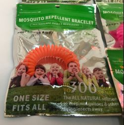 Mosquito Bracelet Repellent lasts 300 Hours!