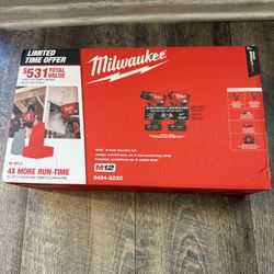 Milwaukee M12 Drill and impact combo with 2 6.0 batteries