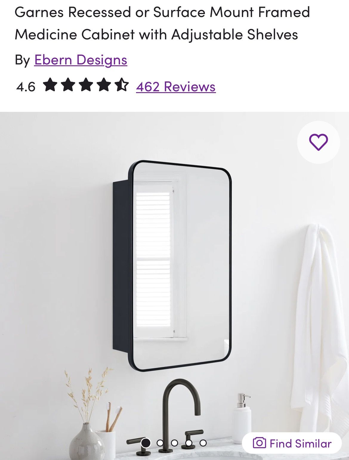 Medicine cabinet - Recessed or Surface Mount