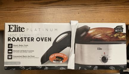elite platinum 18 quart roaster oven ERO-118SS brand new