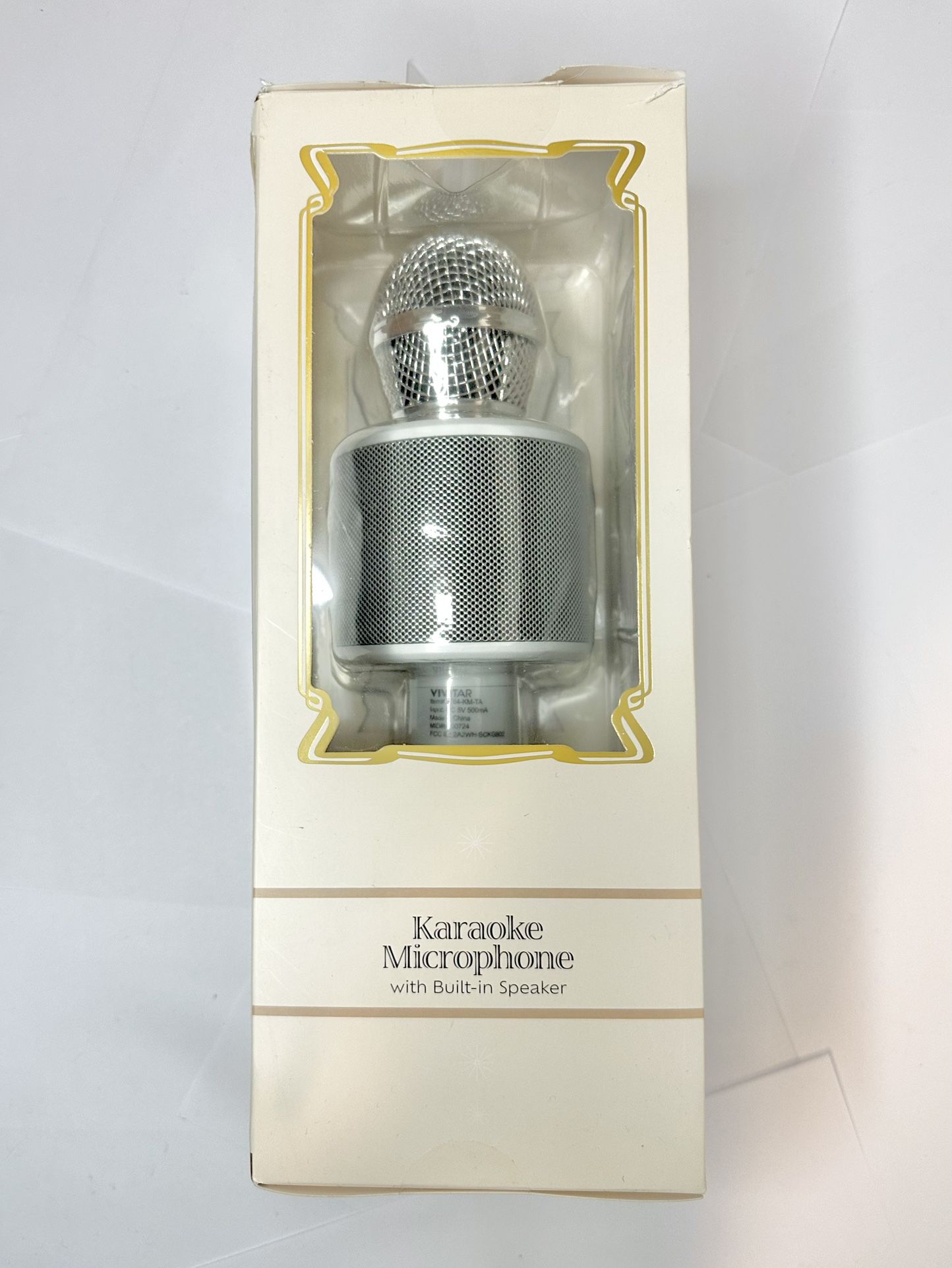 Vivitar iSing Bluetooth Karaoke Speaker With Wired Microphone New