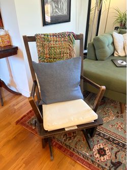 Wood rocking chair
