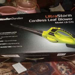New Leaf Blower With Battery And Charger 