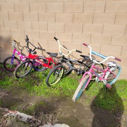 Kids Bicycles Need Cleaning Up. All For $20