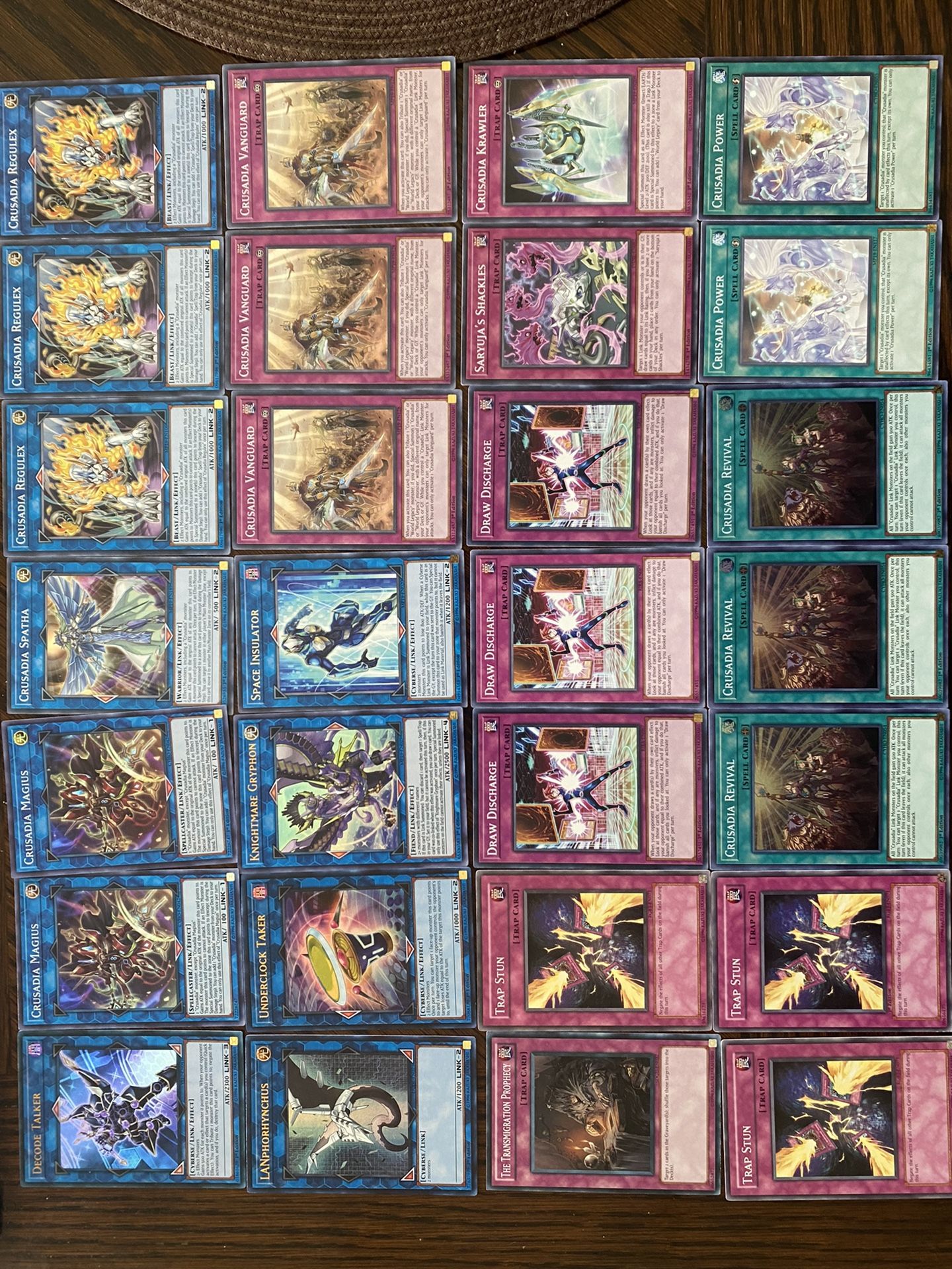 Yugioh Crusadia deck