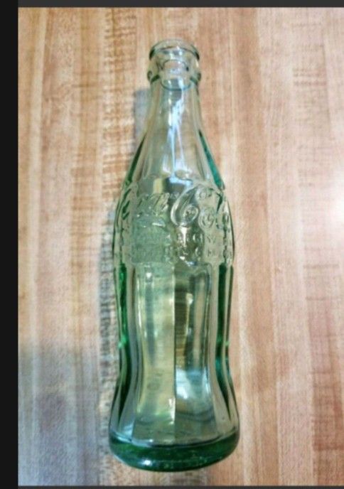 Vintage Coca Cola Green Glass Bottle Portland Oregon 6 Oz