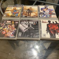 PS3 19 Games 3 Controller And Cables 