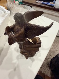 Home interior praying angel figurine candle holder new