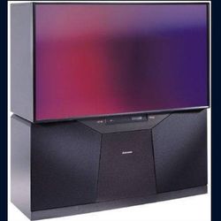 MITSUBISHI 65 INCH HDTV  ** BONUS FREE  40 DVDs 