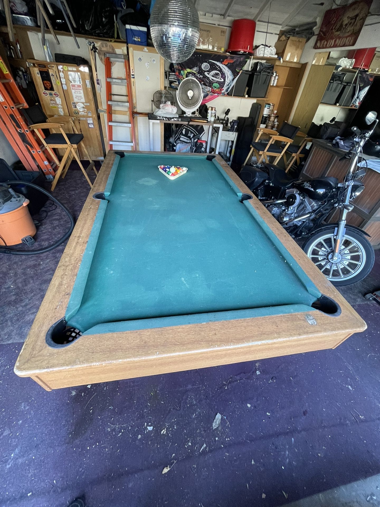 Pool Table with Cues & Rack β Ready to Play β Must See!