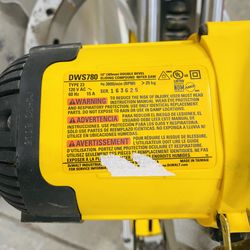 Dewalt 12-Inch Double Bevel Sliding Compound Miter Saw (DWS780)