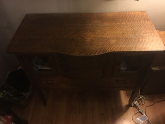 Antique furniture hutch