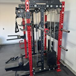 3 In 1 Squat Rack, Functional Trainer, Smith Machine FREE DELIVERY