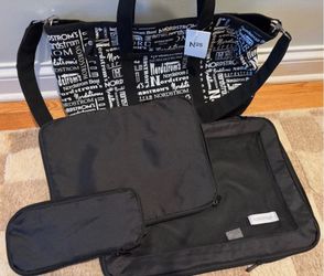 NWT: Nordstrom Anniversary Sale Black Tote Bag Set 2026