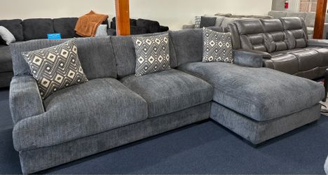 Grey sectional