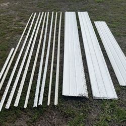 VINYL SOFFIT & J CHANNEL , UNUSED