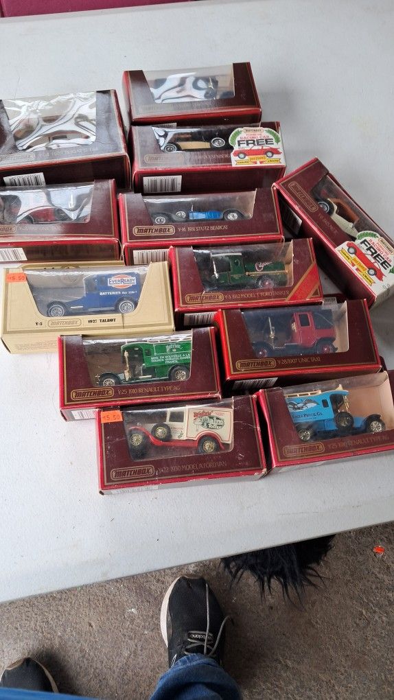 12 older matchbox cars unopened