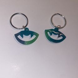 Vampire Teeth Keychain 