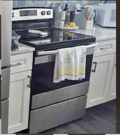 Amana stainless steel stove