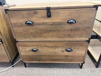 2 filing cabinets