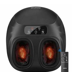 RENPHO Foot Massager w/ Heat – Shiatsu Deep Kneading & Remote