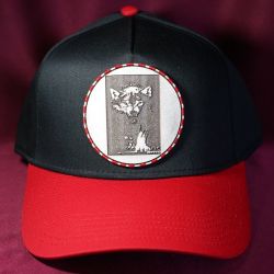 Baseball Cap with Leather Engraved Patch