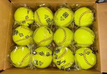 Softball balls