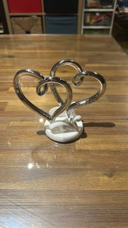 Hearts Wedding cake topper