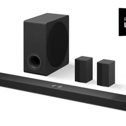 LG S90T HOME THEATER SOUND SYSTEM (Soundbar, Subwoofer, 2 Bookshelf Speakers)