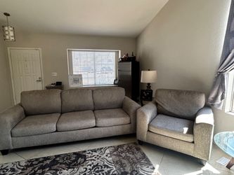 Sofa and chair