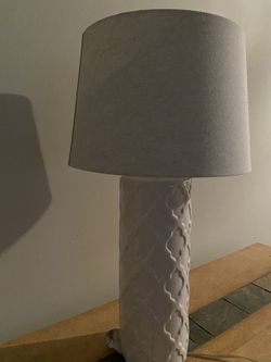 Beautiful lamp, porcelain lamp