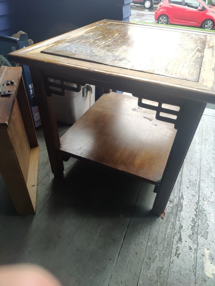 ***Pending***Wooden Table With Drawer