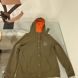 Ralph Lauren Active L-RL Hooded Button-Front Sweatshirt Size L