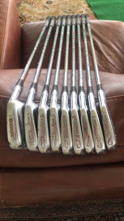 Ben Hogan Forged Apex ll iron set 2-PW stiff shafts new grips