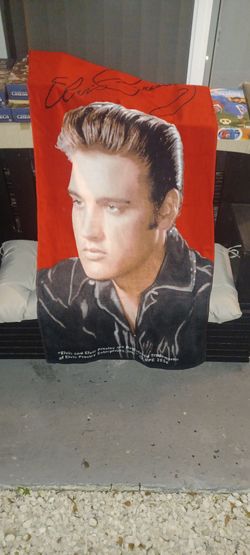 Elvis Presley Collection Memorabilia (Two Dolls & Towel!)
