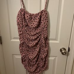 Pink And Black Summer Dress