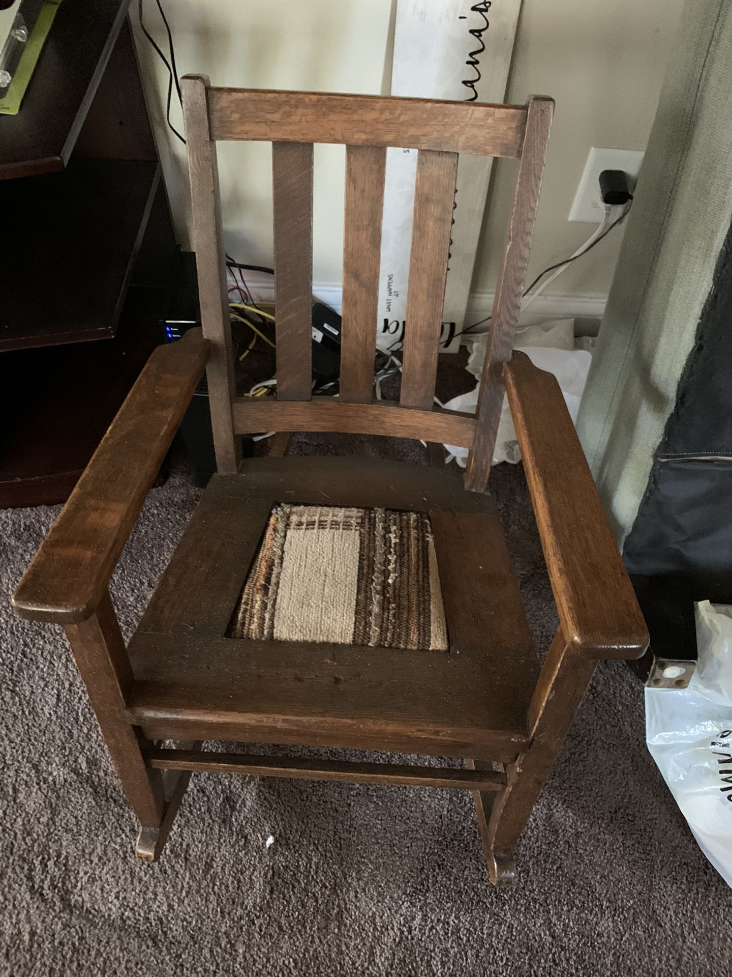 Rocking chair wooden