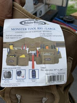 McGuire-Nicholas tool belt