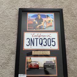 Fast And The Furious Memorabilia 