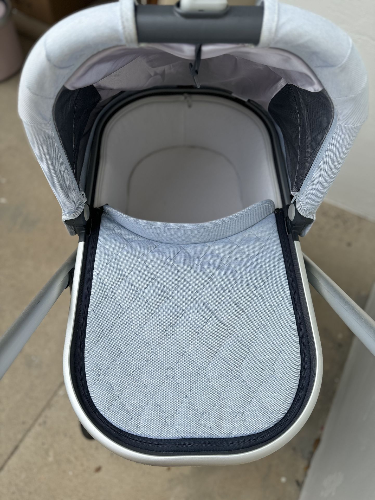 Uppababy Bassinet Henry Blue Marl