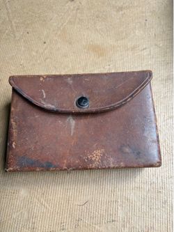 J.C.. Higgins leather belt pouch.
