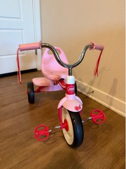 Pink Radio Flyer Tricycle with Storage