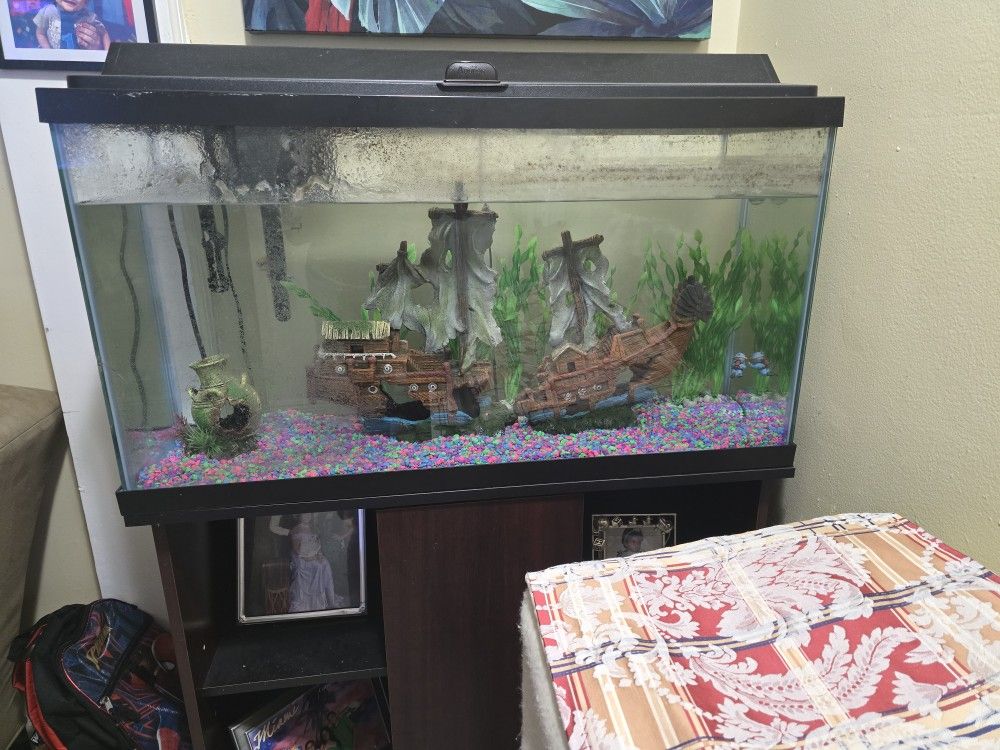 Fish Tank 30 Gallon With Stand 