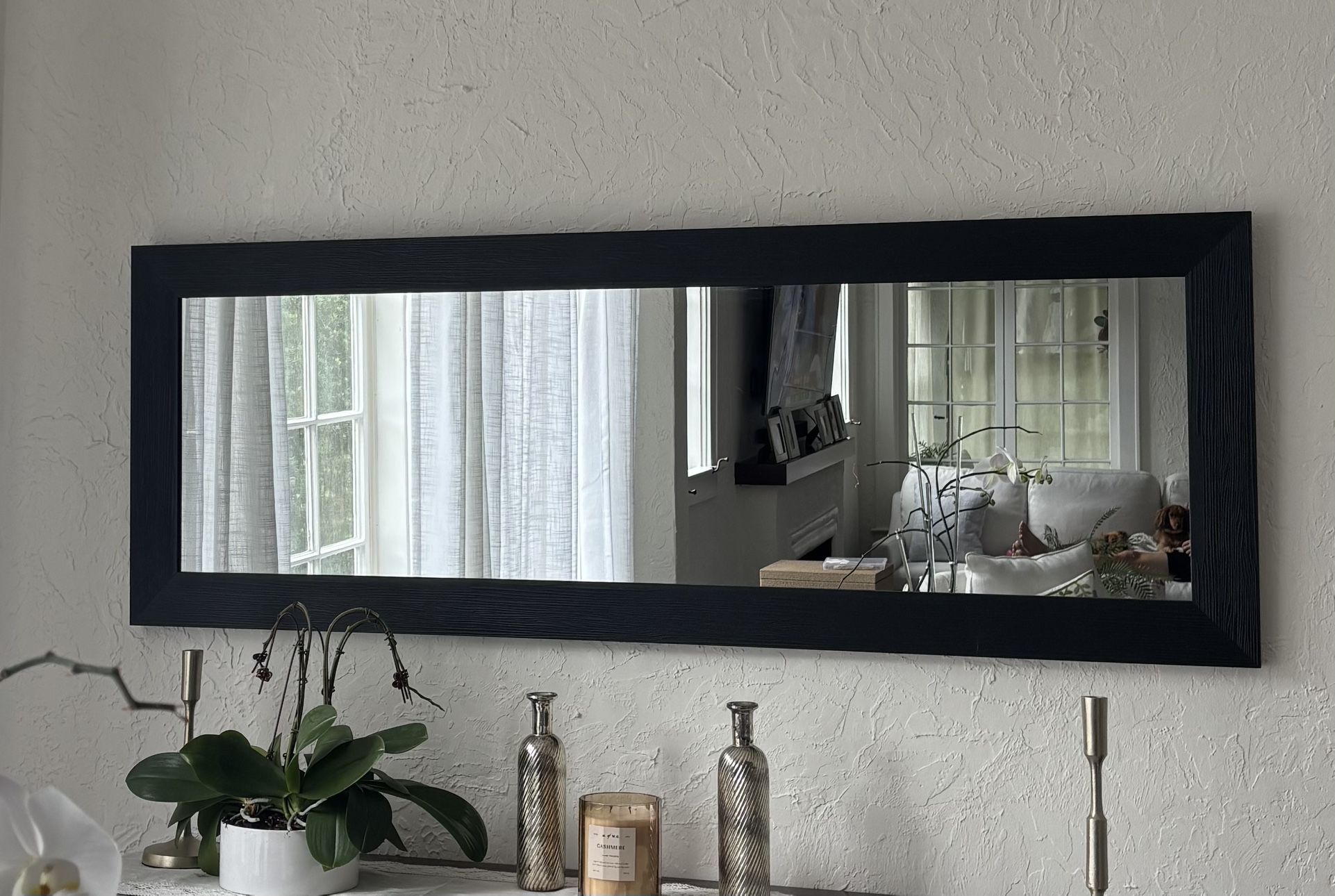 Wall Mirror- Dark Blue
