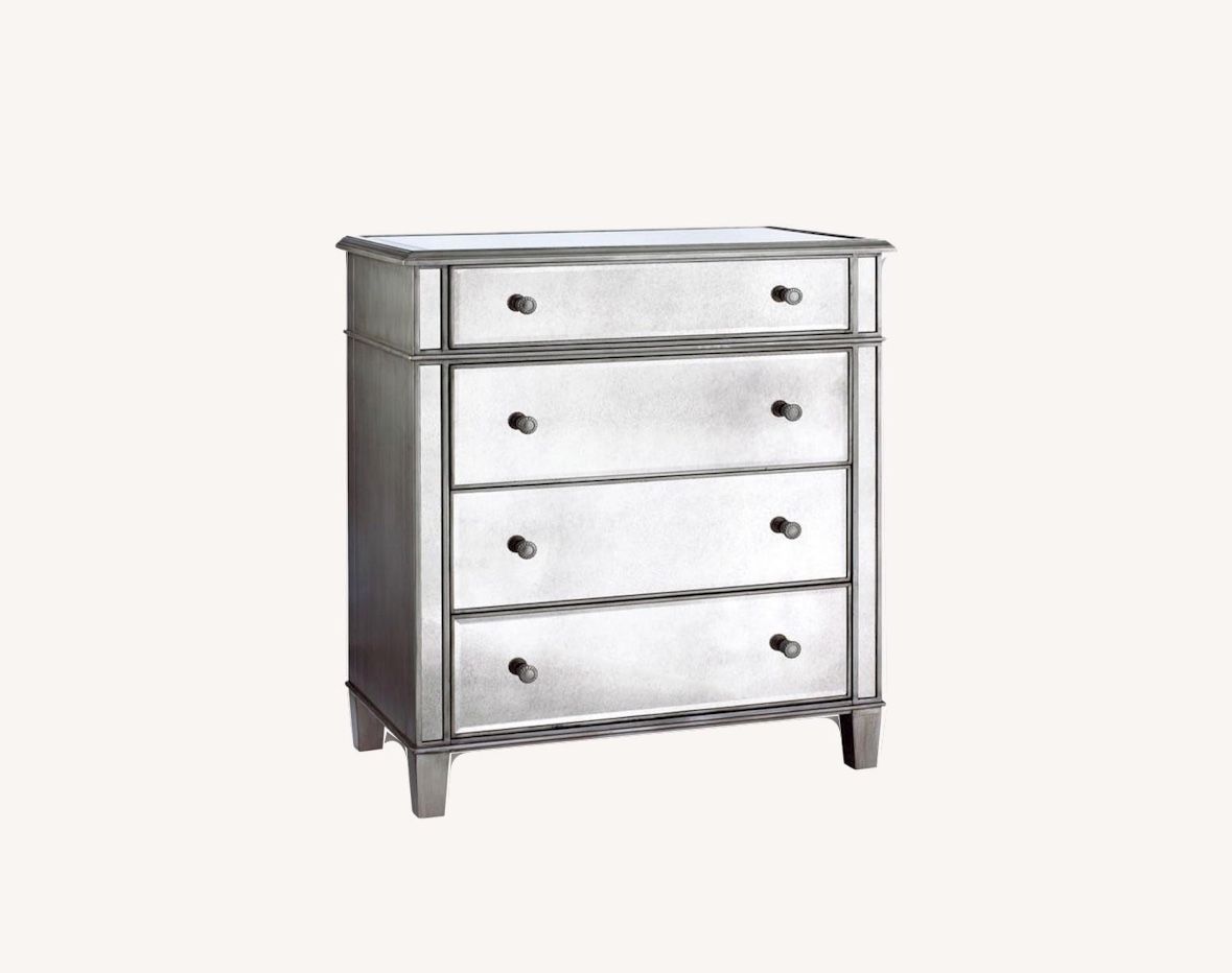 Mirrored chest/drawers (Pier 1-Hayworth Collection)