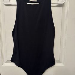 Babaton Aritzia Contour 90’s Thong Bodysuit Black Medium